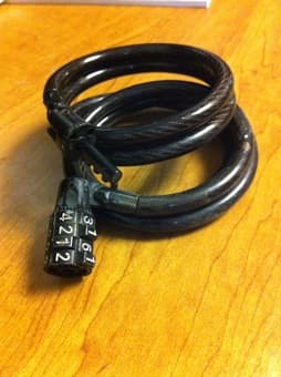 Bike cable combination lock $5 1