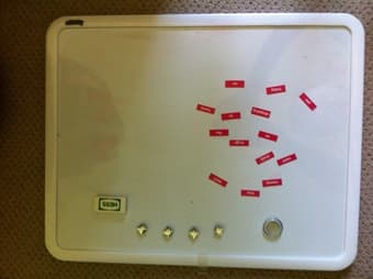 whiteboard,20''x16'',  $5 1
