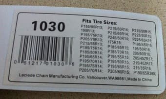 Snap-Lock Cable Chains - $12 - Moving Sale 2