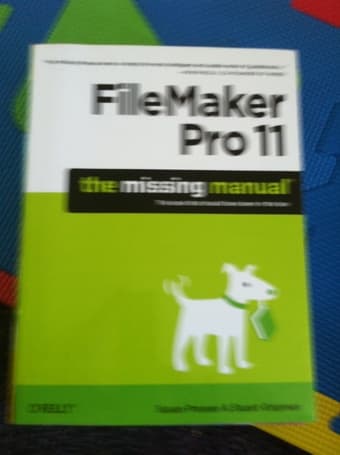Filemaker Pro11, The Missing Manual, $10 1