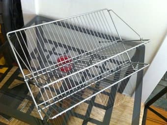 Classy metal dish rack - $10 1