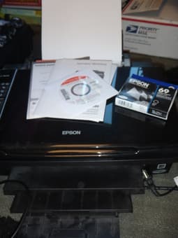 Epson Stylus NX215 Printer/Scanner + one ink cartridge - $35 1