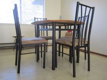 Like new!  Wood top Breakfast Table 2