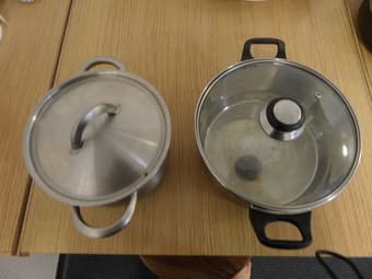 IKEA pots, white ceramic plates and plastic hangers for sale 3