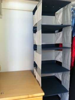 hanging clothes closet storage 2