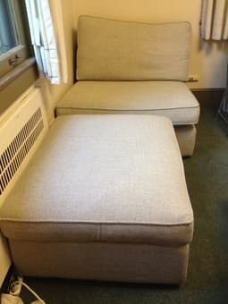 IKEA Couch and Ottoman - 100$ 1