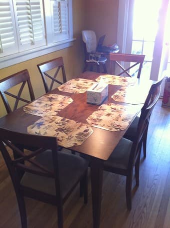 6 Chairs Dinning Table 1