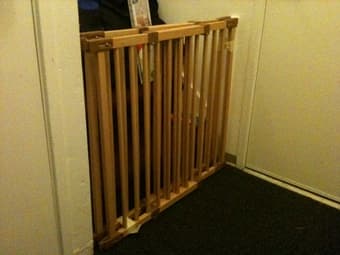 Baby Gate (two). Perfect for EV. Only $30. Price new ($119) 2