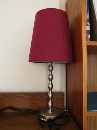 Bedside lamp $10 OBO 1