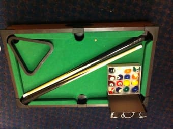 Kaz humidifier ($10) and tabletop pool table ($10) for sale 2
