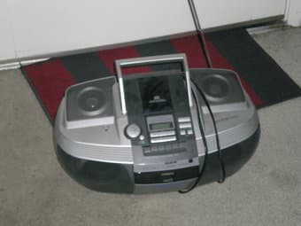 CD/Cassette Boombox for Sale! 1