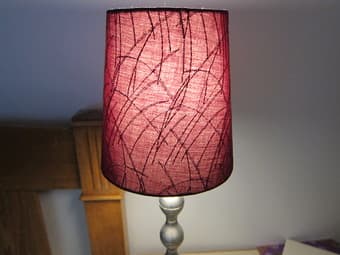 IKEA Romantic Purple Bedside Lamp $25 2