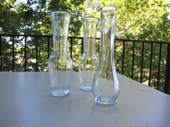 Clear Glass Vace 3 for $15 1