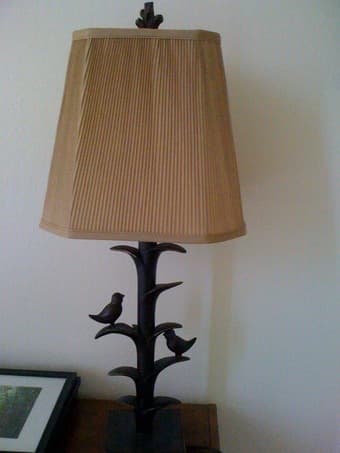 Tan colored lamp for sale 1