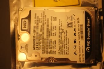 two 2.5" 320GB laptop hard drives for sale $45 1