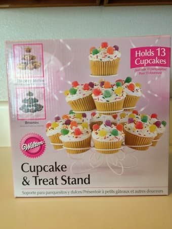 3-Tier, 13-cupcake stand for sale 1