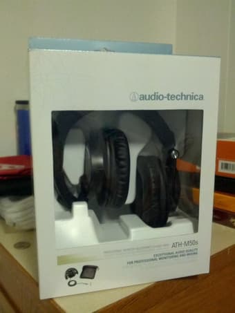 Audio-Technica ATH-M50s Over the Head Headphones Straight Cable - $140 1