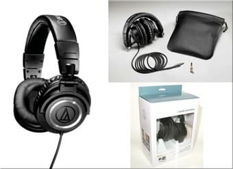 Audio-Technica ATH-M50s Over the Head Headphones Straight Cable - $140 2