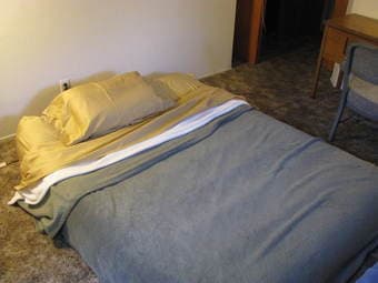 Queen Sized Wrinkle-Free Sheets and Microplush Blankets - $60 2