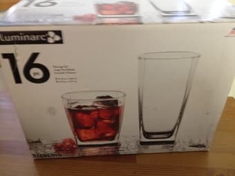 Set of glasses, 13, $10 1