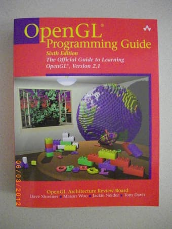 OpenGL programming guide sixth edition by Shreiner et al 1