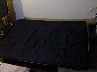 Detachable Sofa double bed with mattress & frame for $100 2