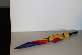 Very large Rainbow Umbrella: $10 1