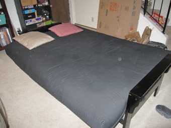 Futon Frame + Mattress - Great Condition - $95 2