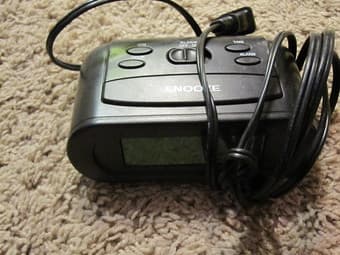 Two alarm clocks barely used, $3 each 1