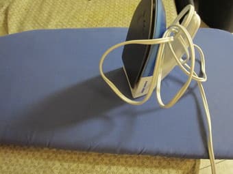iron and ironing board $8 1