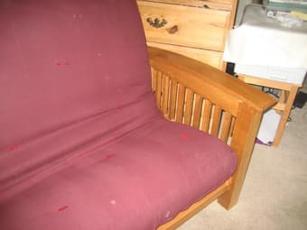 Futon Frame and Mattress - $90 2