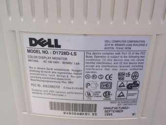 17" DELL CRT Color Monitor for $20 only 3