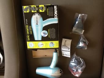Never-used Conair ionic hair dryer $20 3