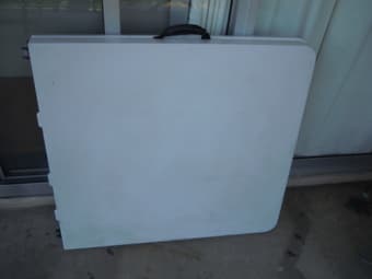 BarbQ/folding picnic table/folding chairs 2