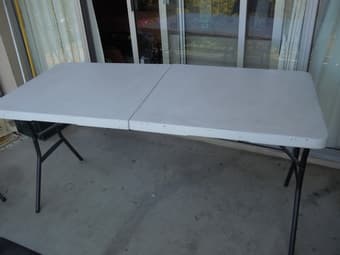 BarbQ/folding picnic table/folding chairs 3