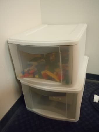 moving sale at EV Bins /table lamap and scanner 1