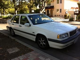 white 4-door automatic 94' Volvo 850, $1900. 1
