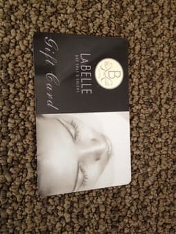 Gift card to LaBelle Day Spas $50 value only $40 1