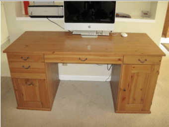 Gorgeous wood desk - Menlo Park - $150 1