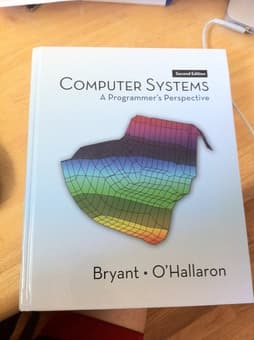 Computer Systems: A Programmer's Perspective (2nd Edition). 1