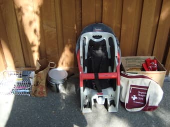 Free car seats, light fixtures, dish rack, tupperware, etc. 1