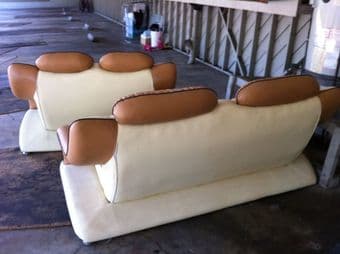 Slick Sofa & Love Seat Leather - $150 (palo alto) 1