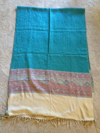 Handmade Pashmina Woolen Shawl - $25 - Full Size (78inch by 25 inch) 1