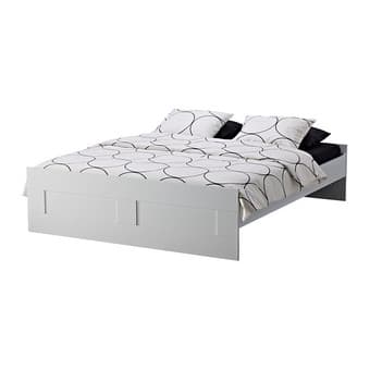 Ikea Queen Bed Frame + Mattress $300 OBO 2