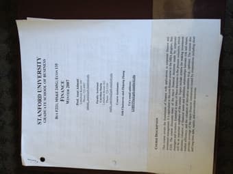 MS&E245G; ECON135 textbook for $30 1