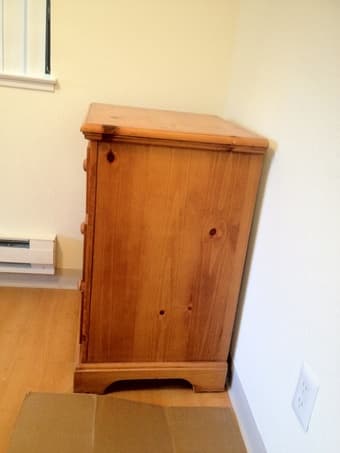 Selling Nightstand and Desk for $20 each or $30 for both 2