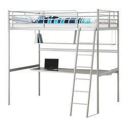 Tromso Loft Bed with twin mattress 1