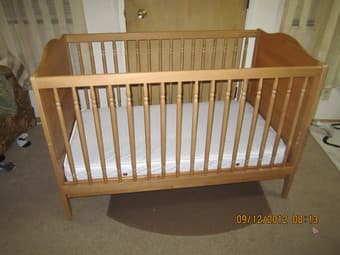 crib and mattress-$40 1