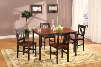 Dining set table with 4 chairs $140 1