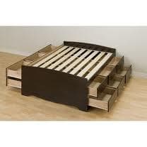 Expresso storage bed with 6 drawers (full size) $300 2
